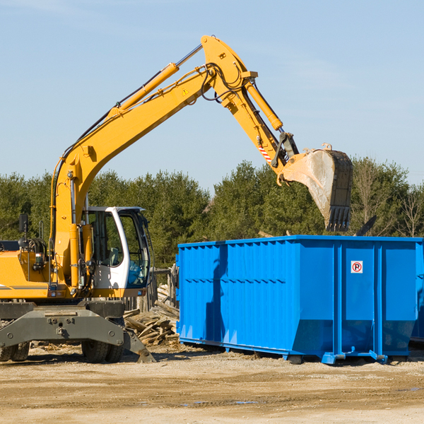 are there any restrictions on where a residential dumpster can be placed in Kershaw County SC